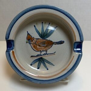 Louisville Stoneware Cardinal Ashtray